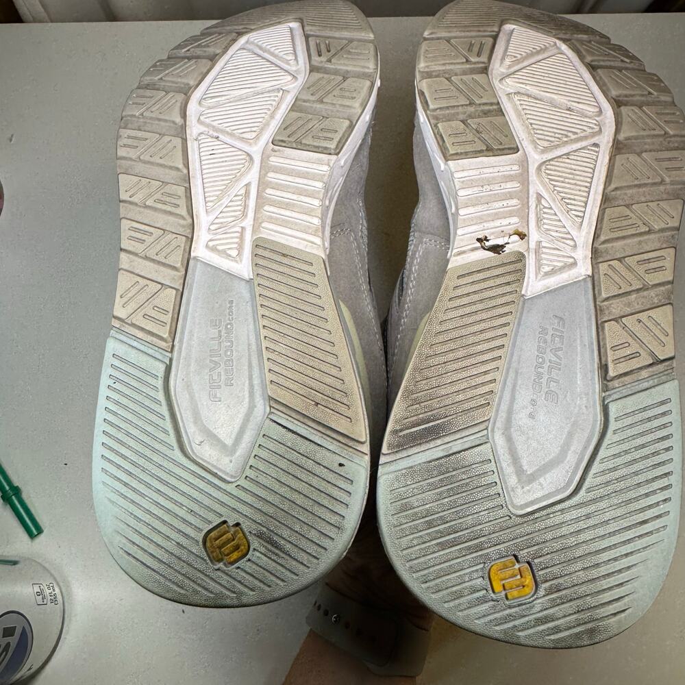 FitVille Rebound Core Walking Shoes Gray Yellow Women's 7.5EW Extra Wide - Picture 10 of 10